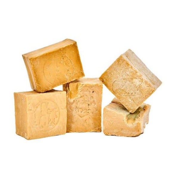 5x Aleppo Seife Mix / Bruchpaket, Olivenölseife Naturseife für Körper Gesicht Haare, 900-980g., Haarseife Körperseife Duschseife Alepposeife 5x200g 5x200 g