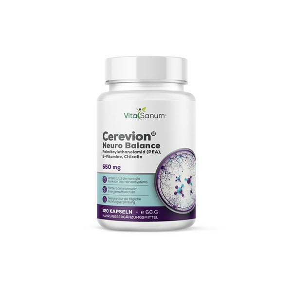 VitaSanum® Cerevion® Neuro Balance – Citicolin · PEA · B-Vit  St