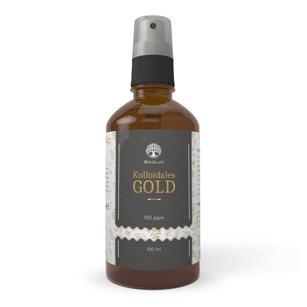 Kolloidales Gold - 100 ppm - Gold Lösung (Sprühkopf) - 100ml 0.1 l
