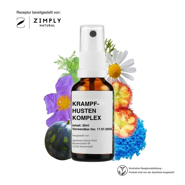 Zimply Natural KRAMPFHUSTEN KOMPLEX - Pflanzbasierte Rezeptur 30 ml