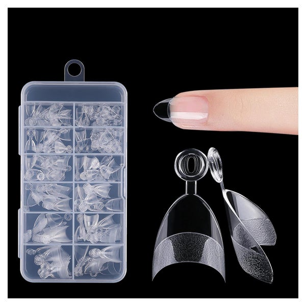 Nagelspitzen 120 Stück 12 Größen Mandel kurz Softgel 1 St