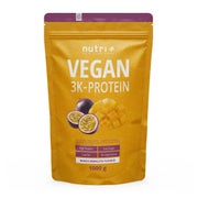 nutri+ Veganes Protein Pulver 3k -Mango Maracuja 1000 g
