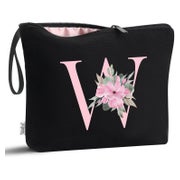 Vavabox Personalisierte Kosmetiktasche mit Initial W - Perfektes Geschenk für