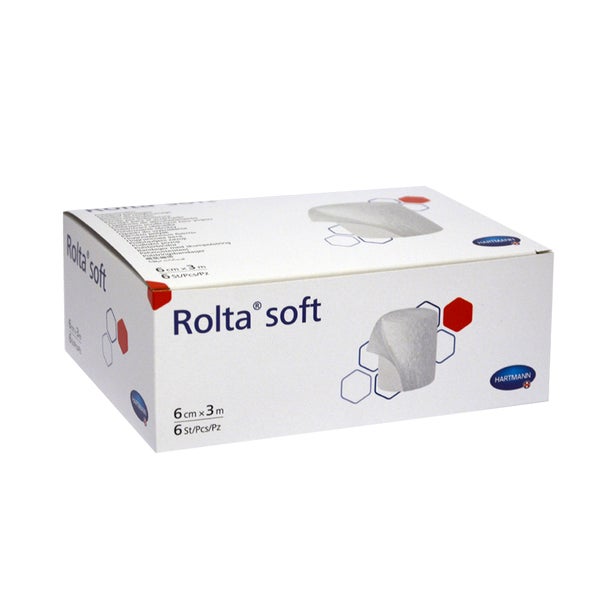 Rolta soft Synth.-wattebinde 6 cmx3 m 6 St