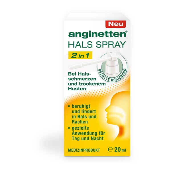 Anginetten Halsspray 2in1 Erw. 20 ml