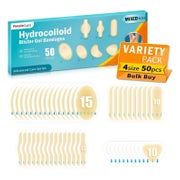 50PCS Blasenpflaster Hydrokolloid Wasserdicht Gel 1 St