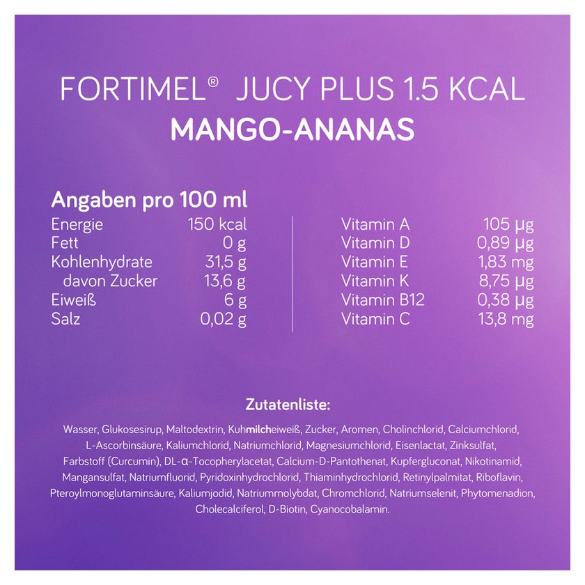 Fortimel Jucy Plus Mango Ananas 32X200 ml