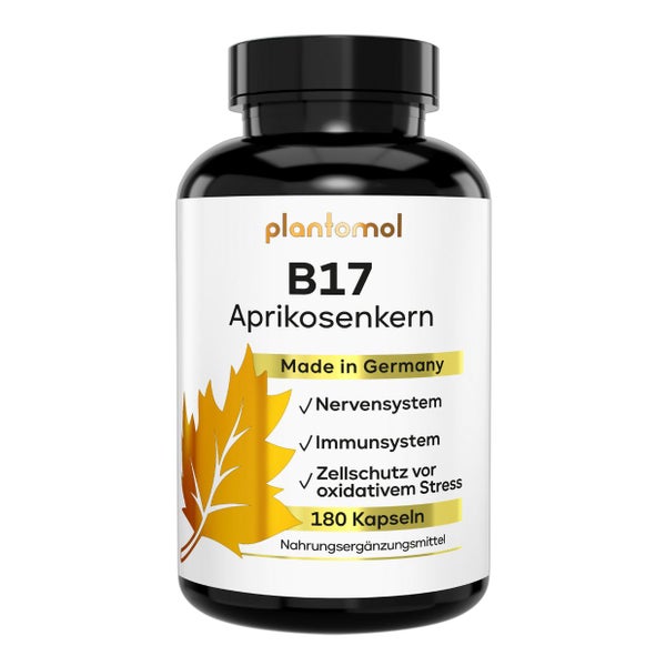 plantomol® Aprikosenkerne Kapseln - Vitamin B17 & Vitamin C