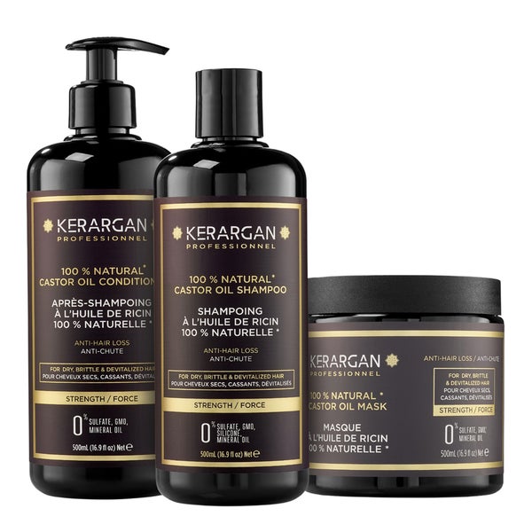 Kerargan - Anti-Haarausfall Set Rizinusöl 1500 ml