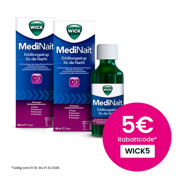 WICK MediNait Erkältungssirup 2 x 180ml 2X180 ml