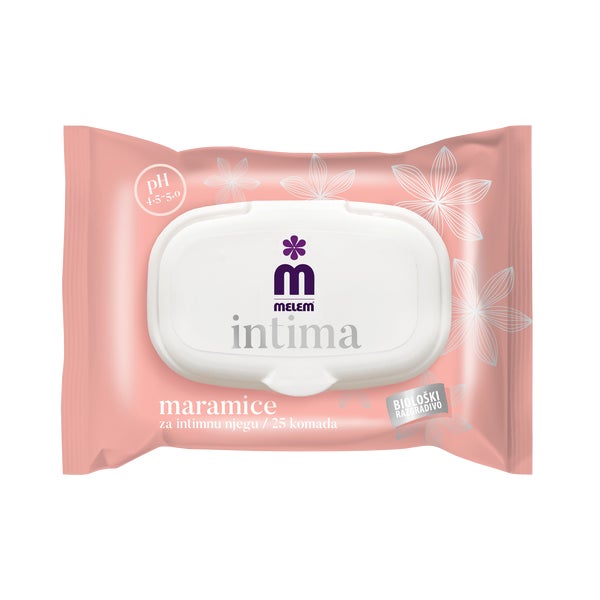 Melem Intima Feuchttücher für die Pflege des Intimbereichs 25 ml
