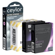 Special Gay Pack 1 – 15 extra starke Kondome für Analverkehr (15 Kondome) 17 St