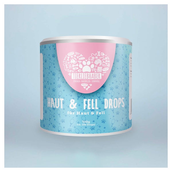 Tierliebhaber Haut & Fell Drops für Hunde 350 g