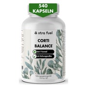 XTRA FUEL Corti Balance* - Nährstoffmix mit Ashwagandha (7 % Withanolide), Rhodiola & Vitamin B6 540 St