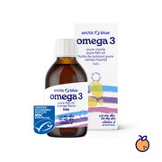 Produktabbildung: Arctic Blue Omega 3 DHA- und EPA-Fischöl für Kinder mit Vitamin D3 150 ml