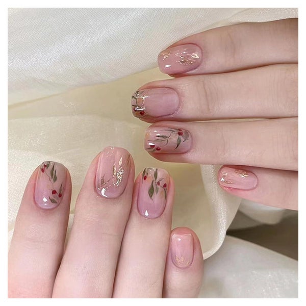 24 Stück Nude Gradient French Künstliche Nägel Press on Nail 1 St