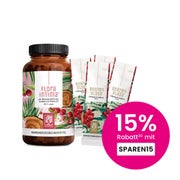 Produktabbildung: Intim-Komfort-Paket: D-Mannose, Cranberry & Milchsäurebakterien in einem veganen Bundle - FLORAINTIMA & BEERENBLASE-STICKS - NATURTREU® 65.9 g