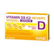 Produktabbildung: Vitamin D3 K2 Hevert+calcium U.magnes.2000 Ie Kps. 60 St
