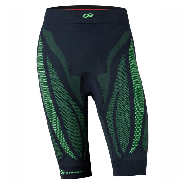 UNDER PRESSURE Accelerator Tight | Herren Kompressions-Short L (Oberschenkel: 55-65cm) / gruen