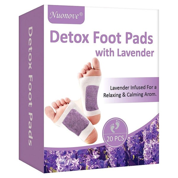 Detox Fußpflaster Vitalpflaster Fusspflaster, Lavendel Fusspflaster zur Entgiftung 20 St