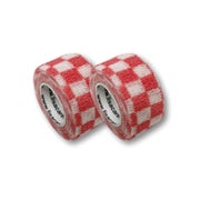 Produktabbildung: LisaCare Fingerpflaster 2,5cm x 4,5m - 2er Karo Rot 2 St