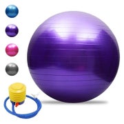Gymnastikball Antiburst Stabilität Balance Fitness 65cm Viol 1 St