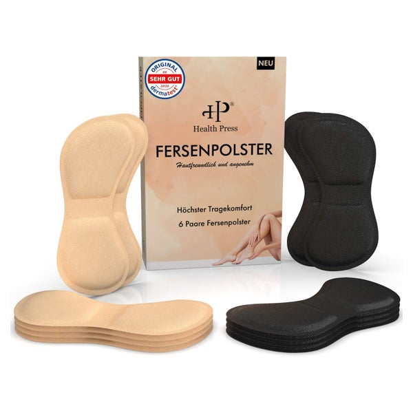 Health Press® Fersenpolster für zu große Schuhe 12 St