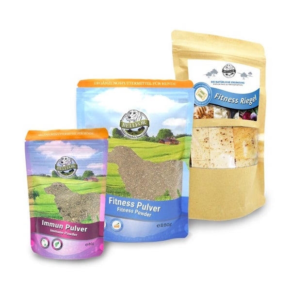 Bellfor Nahrungsergänzung paket für Sporthunde 730 g