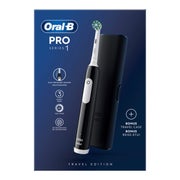 Oral-B Pro Series 1 Elektrische Zahnbürste/Electric Toothbrush, 1 Aufsteckbürste, 3 Putzmodi und Drucksensor für Zahnpflege, Reiseetui 1 St