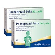 PANTOPRAZOL beta 20 mg acid Doppelpack 2X10 St
