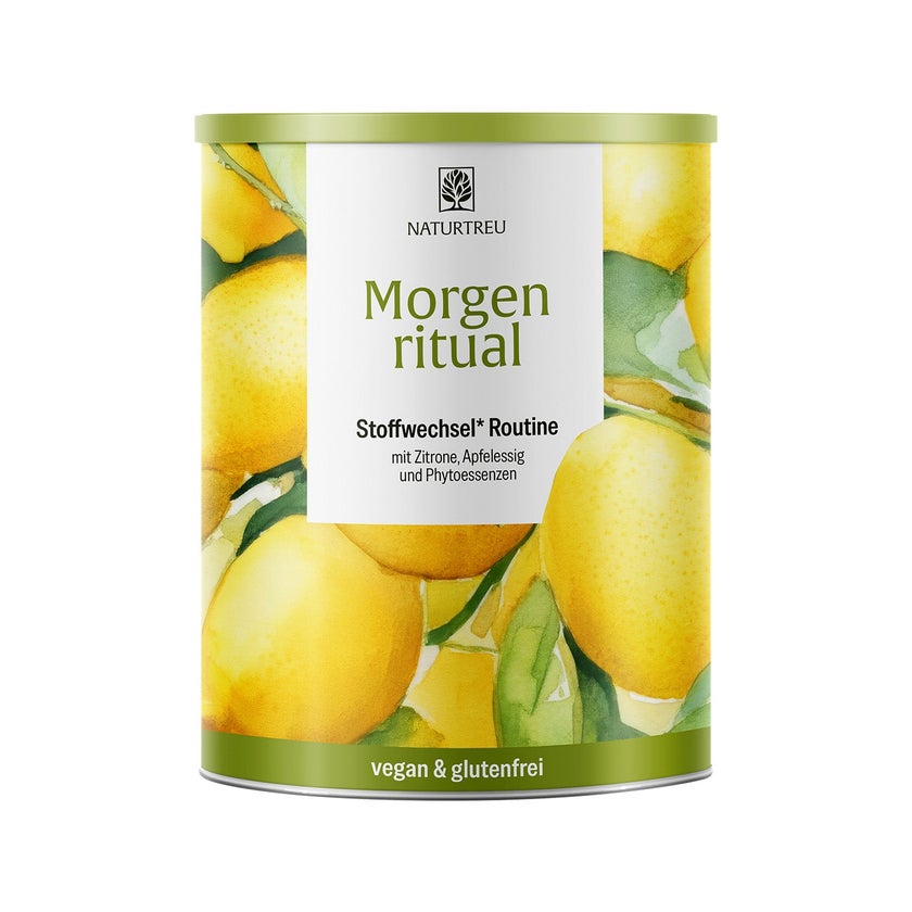 Morgenritual - Stoffwechsel* Routine mit Zitrone & Ingwer - NATURTREU® 150 g
