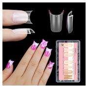 Nagelspitzen kurze Mondkurve Short Duck Nails With Moon Curv 1 St