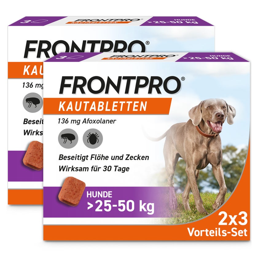 FRONTPRO HUND 136mg L >25-50 KG 2X3 St
