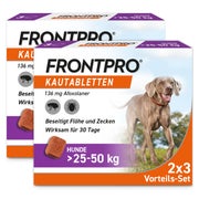 Produktabbildung: FRONTPRO HUND 136mg L >25-50 KG 2X3 St