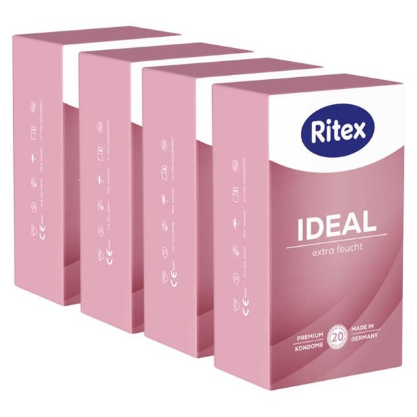 Ideal Extra Feucht Kondome 80 Stück Vorratspack (80 Kondome) 80 St