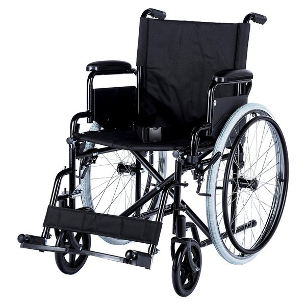 Romed manueller faltbarer Rollstuhl "Dynamic", schwarz 1 St