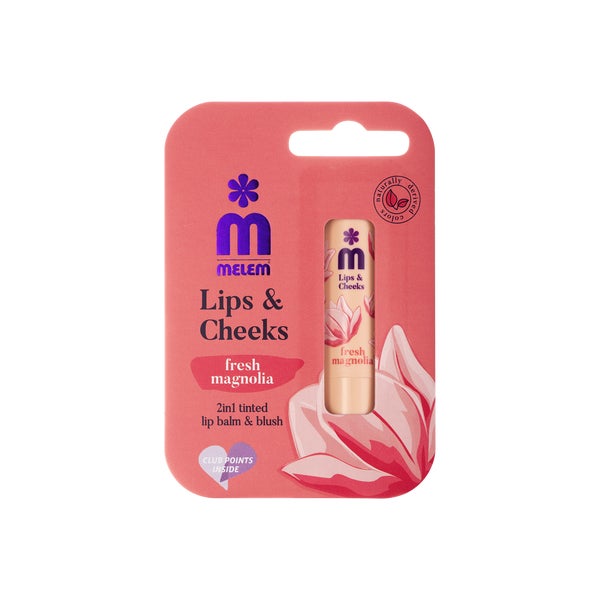 Melem Getönter Balm für Lippen & Wangen mit zartem Magnolia-Finish 5 g