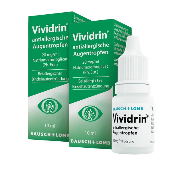 Vividrin Antiallergische Augentropfen 2X10 ml