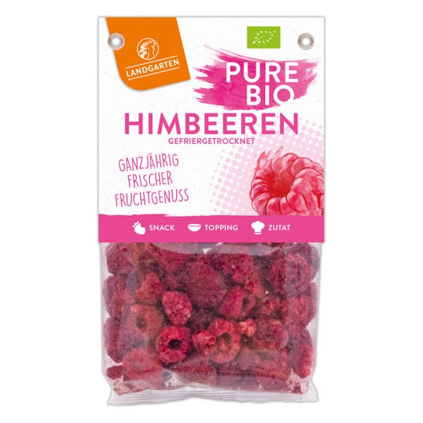 Landgarten - Bio Himbeeren gefriergetrocknet 20 g