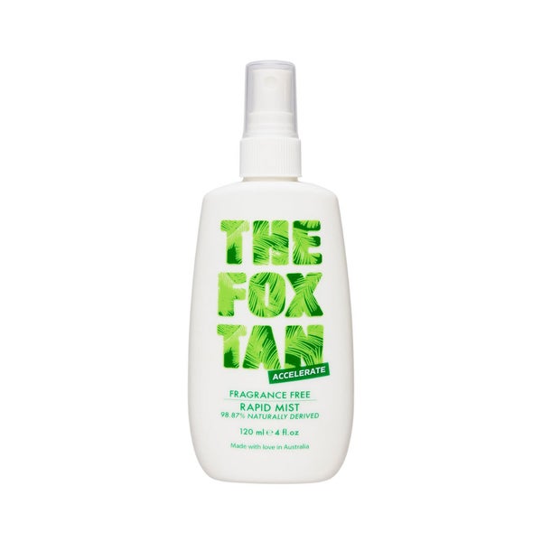 The Fox Tan Rapid Tanning Elixir Fragrance Free 120 ml