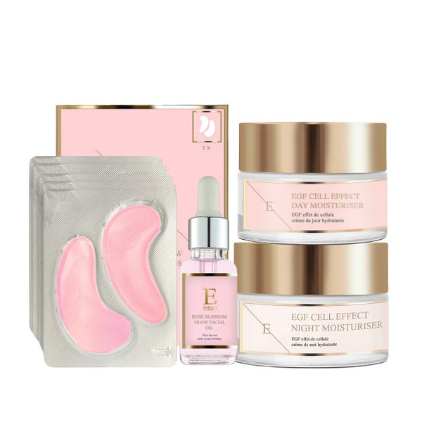Day Moisturiser + Egf Night Moisturiser + Augenpads + Rosenblüten-Gesichtsöl Set 1 St