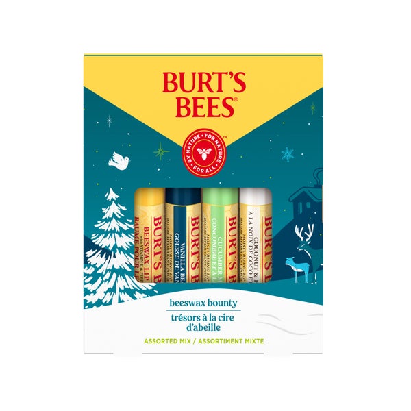 Burt's Bees Lip Balm Beewax Bountry 4er Pack 17 g