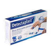 Detectaplast Wasserfest Blau Detekt. Pflaster 18x2cm 100 St