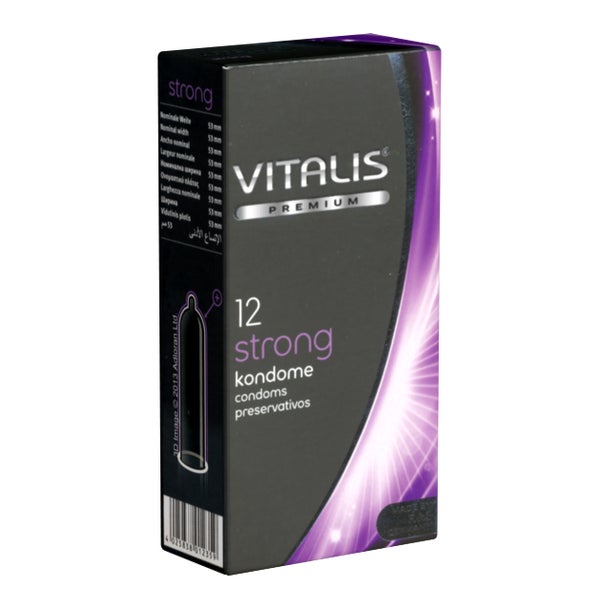 Vitalis Strong Kondome 12 Stk, extra dick & besonders sicher (12 Kondome) 12 St