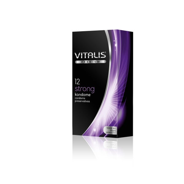 Vitalis Strong Kondome 12 Stk, extra dick & besonders sicher (12 Kondome) 12 St