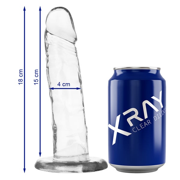 X Ray - Durchsichtiger, flexibler Dildo