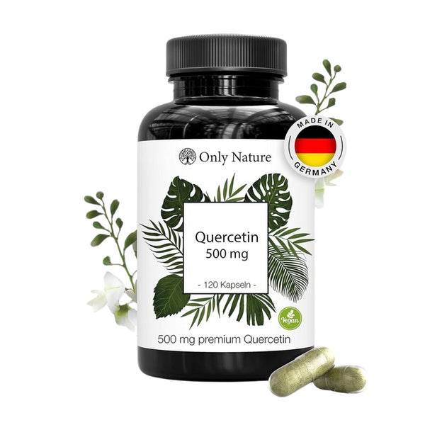 Only Nature Quercetin 500 mg – 120 vegane Kapseln 120 St