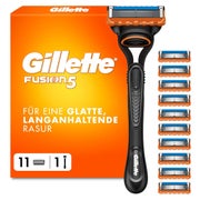 Gillette Fusion5 Rasierer Herren, 1 Rasierer, 11 Ersatzklingen 1 St
