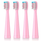 Dada-Tech Kinder Elektrische Zahnbürste Ersatzkopf für Einhorn Zahnbürste - Rosa - 4 Stück 1 St