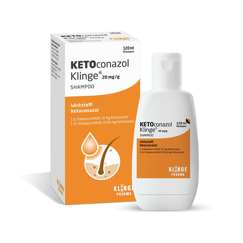 Ketoconazol Klinge 20 mg/g Shampoo 120 ml